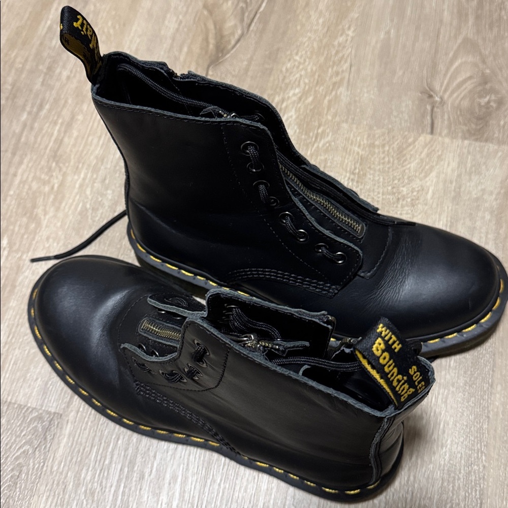 Dr. Martens Black Combat Boots